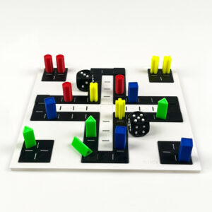 Gra ,,Chińczyk” dla widzących, słabowidzących i niewidomych